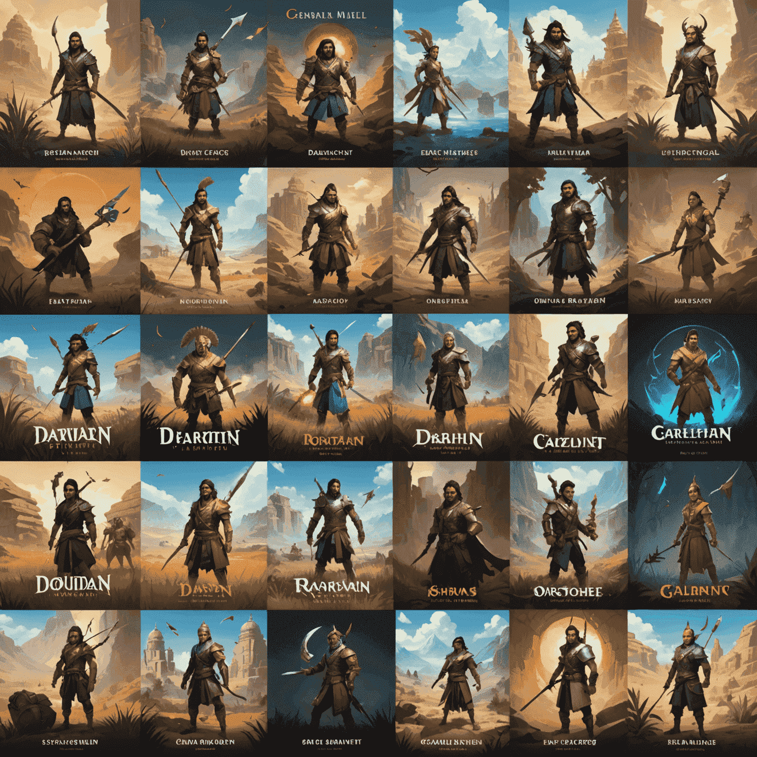 A collage showcasing various stages of mobile game development, including concept art, character designs, UI/UX mockups, and gameplay screenshots. The image highlights the diversity of game genres and art styles, with a subtle Indian aesthetic influence.